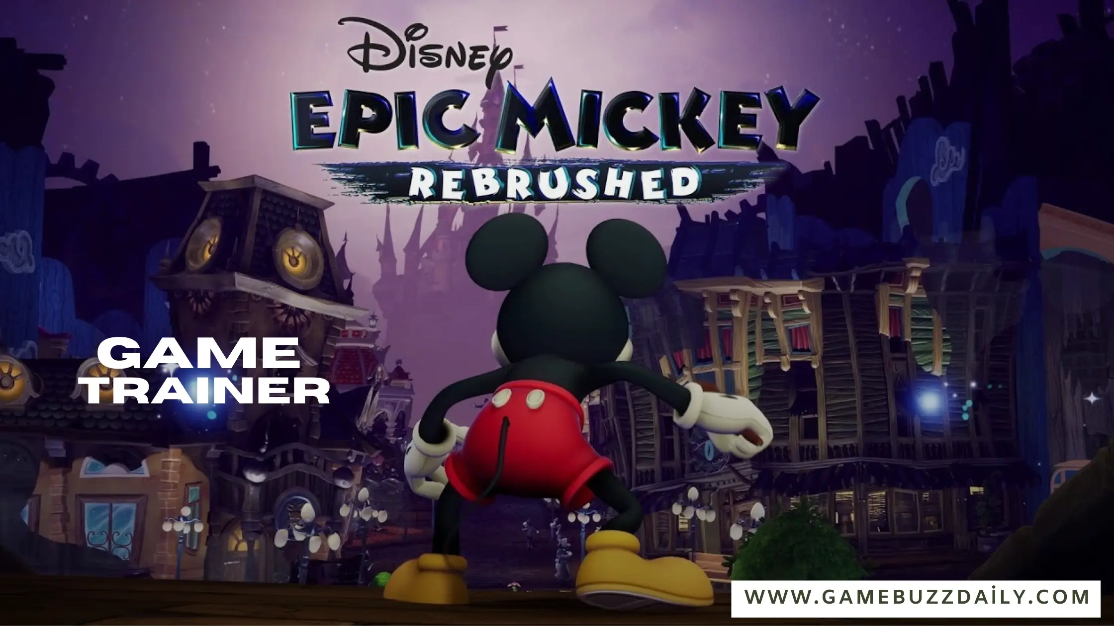 disney epic mickey rebrushed game trainer