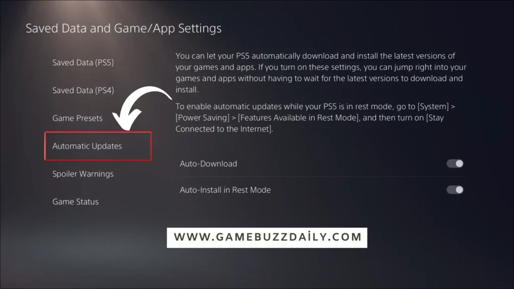 Automatic updates for ps5 to become max level player gamebuzzdaily